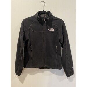 North Face Windwall Jacket Womens Small Black Fleece Zip Pockets Gorpcore Travel